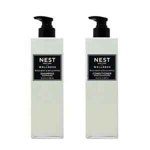 Nest Wild Mint & Eucalyptus Shampoo & Conditioner 16oz Bundle - New